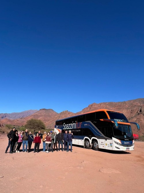 Grupo Spazzinitur em viagem