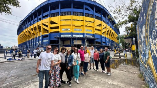 Grupo Spazzinitur em viagem